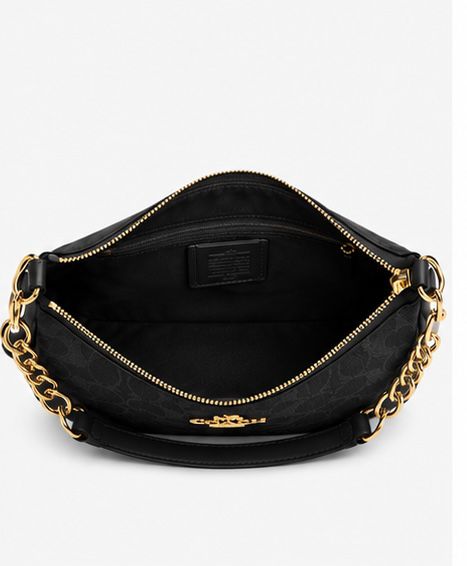 Signature Chain Hobo - Black