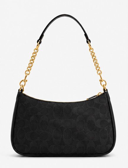 Signature Chain Hobo - Black