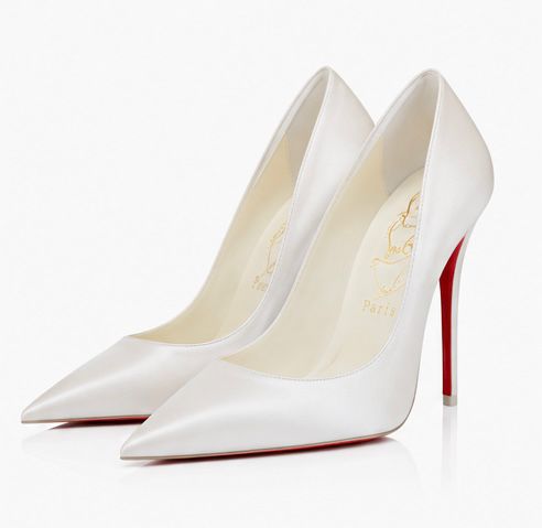 Elegant Satin Pumps 1OO – Ivory