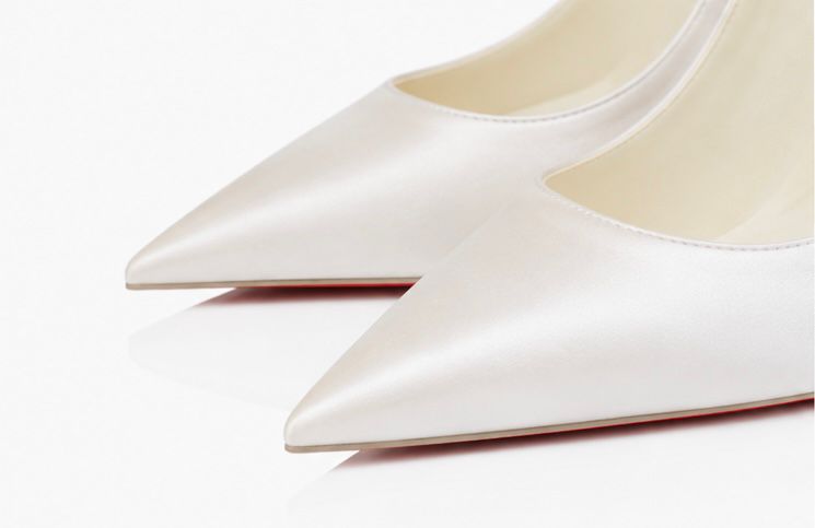 Elegant Satin Pumps 1OO – Ivory