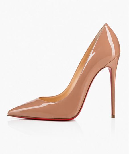 Elegant Patent Pumps 1OO – Nude