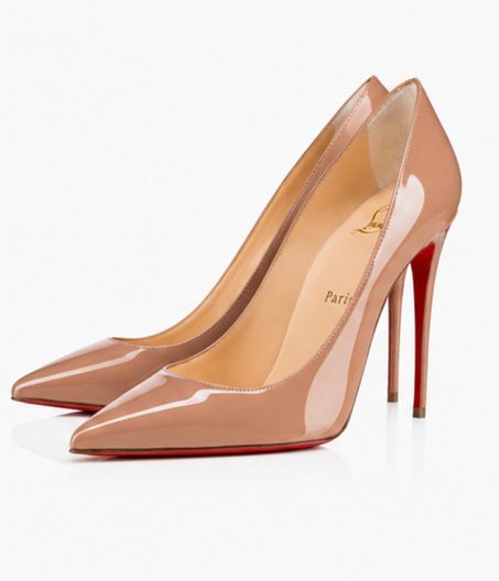 Elegant Patent Pumps 1OO – Nude