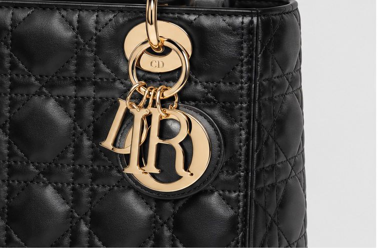 Midnight Quilted Top Handle – Black