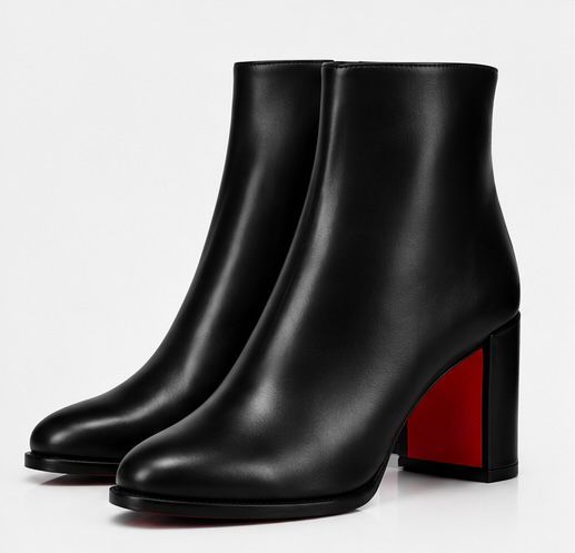 Classic Leather Ankle Boots – Black