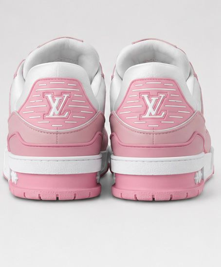 Premium Court Sneakers – Pink & White