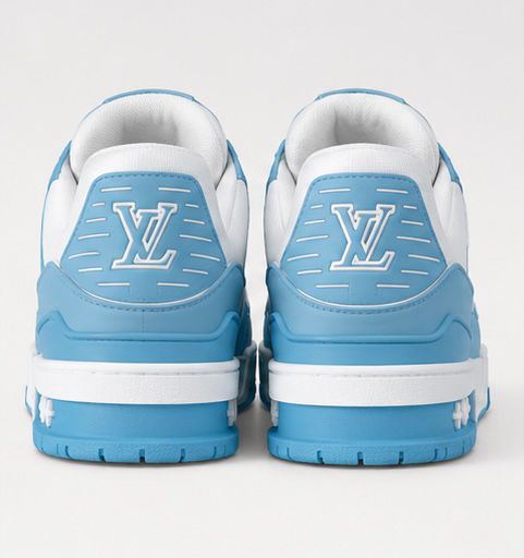 Sky Court Sneakers – Blue & White