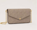 Monogram Envelope Clutch – Sand Taupe
