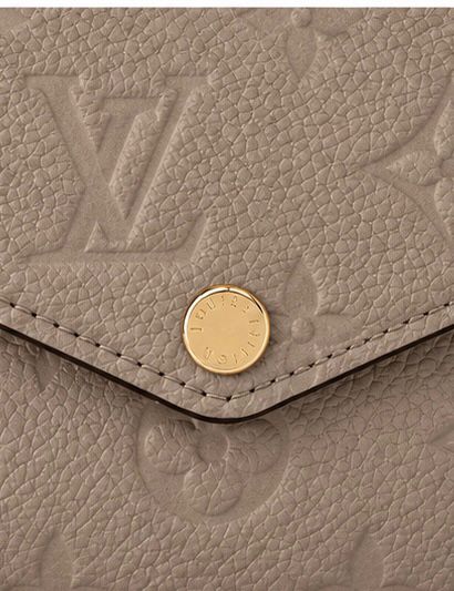Monogram Envelope Clutch – Sand Taupe