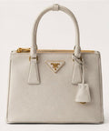 Elegant Structured Top Handle Bag – Ivory