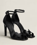 Midnight Elegance Ankle Strap Sandals