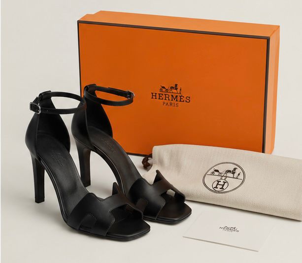 Midnight Elegance Ankle Strap Sandals