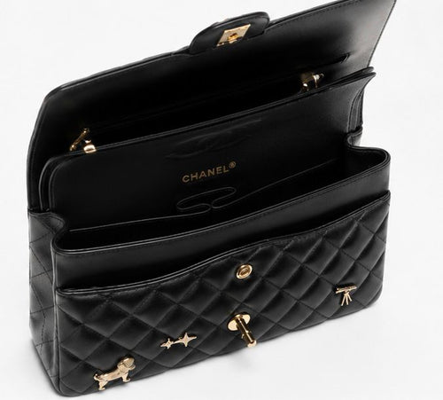 Celestial Charm Quilted Shoulder Bag