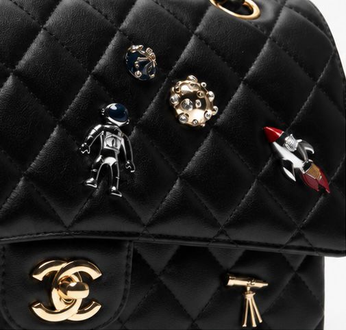 Celestial Charm Quilted Shoulder Bag
